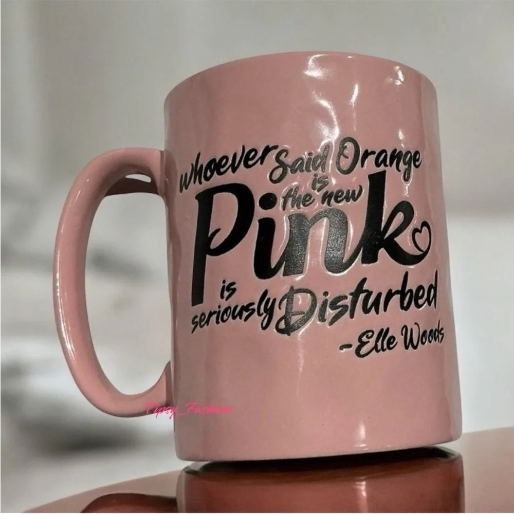 Coffee Cup Mug Novelty Legally Blonde Movie Quote White Elephant